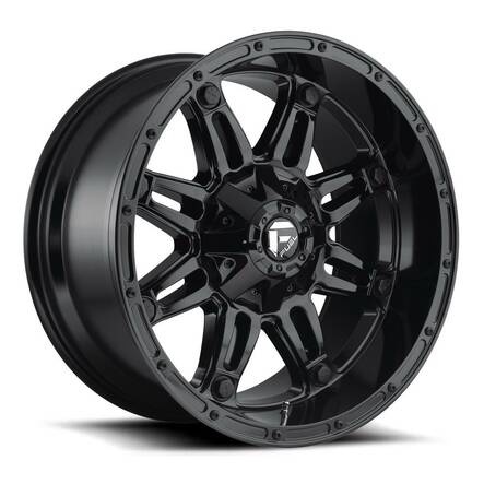 Fuel Hostage D625 Gloss Black 9x18 6/135 ET1 CB106,1 60° - Alumiinivanteet - 288208 - 1
