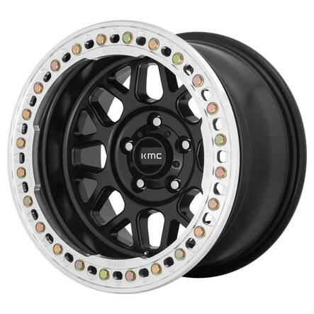 KM235 Satin Black 10x20 5/127 ET-48 CB71.5 60° - Alumiinivanteet - 259728 - 1