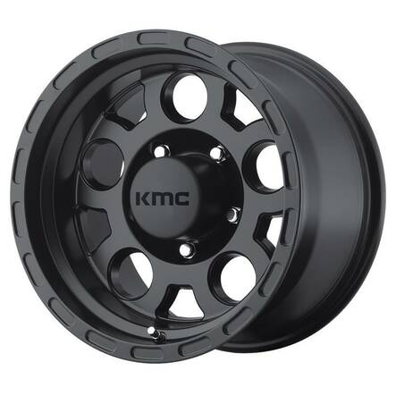 KM522 Matte Black 9x18 8/170 ET0 CB130.8 60° - Alumiinivanteet - 260638 - 1