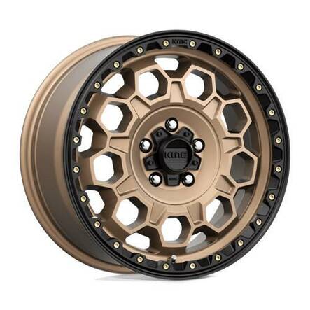 KM545 TREK MATTE BRONZE W/ BLACK LIP 8x17 5/108 ET38 CB72.6 60° - Alumiinivanteet - 326968 - 1