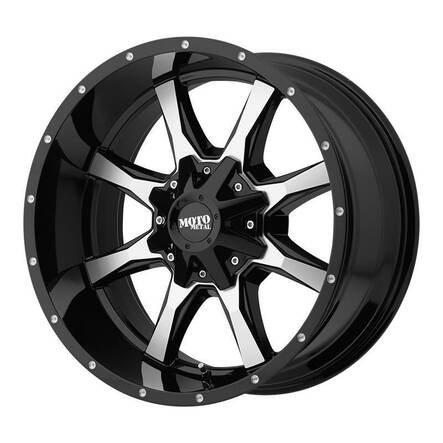 MO970 Gloss Black Machined Face 10x18 6/135/139,7 ET-24 CB106.3 60° - Alumiinivanteet - 242158 - 1