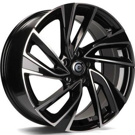 Monaco Black Front Polished 8x18 5/112 ET45 CB57.1 60° - Alumiinivanteet - 314178 - 1