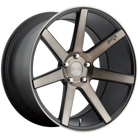 NC150 MATTE BLACK MACHINED 8,5x19 5/112 ET42 CB66.5 60° - Alumiinivanteet - 291258 - 1