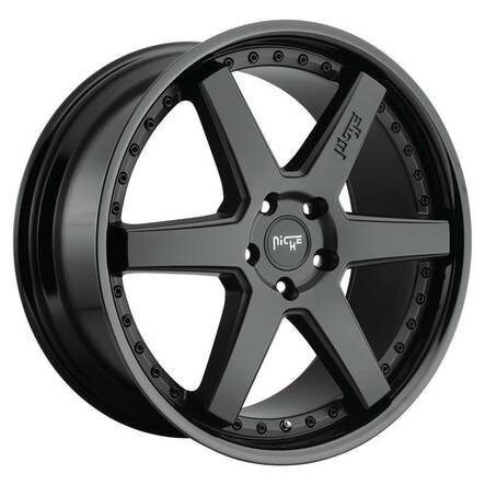 NC192 GLOSS BLACK MATTE BLACK 8,5x18 5/112 ET42 CB66.5 60° - Alumiinivanteet - 290548 - 1