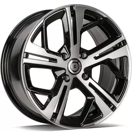 Angers Black Front Polished 7x16 4/108 ET20 CB65.1 60° - Alumiinivanteet - 348428 - 1