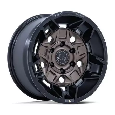 BR028 GUARD BURNT BRONZE W/ MATTE BLACK LIP 8,5x17 6/139,7 ET0 CB106.1 60° - Alumiinivanteet - 358698 - 1