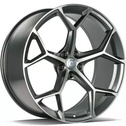 Fancy Anthracite Front Polished 9,5x21 5/112 ET25 CB66.5 60° - Alumiinivanteet - 352008 - 1