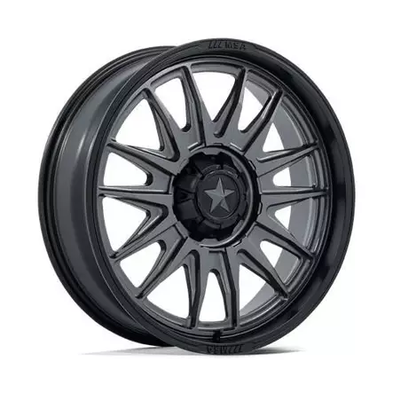 M55 COMMANDER UTV MATTE GUNMETAL W/ MATTE BLACK LI 7x20 5/114,3 ET0 CB72.6 60° - Alumiinivanteet - 369458 - 1