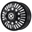 AO403 Satin Black Milled - Front 8,25x5 10/285,75 ET144 CB220,1 60° - Alumiinivanteet - 277408 - 1