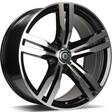 Bastion Black Front Polished 8,5x19 5/112 ET25 CB66.5 60° - Alumiinivanteet - 313628 - 1