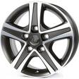 CWD Mistral anthracite glossy polished 7x17 5/120 ET55 CB65.1 60° - Alumiinivanteet - 313658 - 1