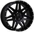 D62 Flatblack milled rivets 9x18 6/114,3 ET25 CB66.1 60° - Alumiinivanteet - 212318 - 1