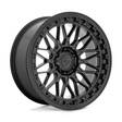 D757 TRIGGER MATTE BLACK 9x17 6/139,7 ET1 CB106.1 60° - Alumiinivanteet - 326168 - 1