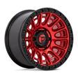 D834 CYCLE CANDY RED W/ BLACK RING 9x20 5/127 ET1 CB71,5 60° - Alumiinivanteet - 326608 - 1