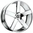 DC115 CHROME PLATED 10x30 5/127 ET10 CB78,1 60° - Alumiinivanteet - 310468 - 1