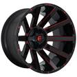 FC643 GLOSS BLACK RED TINTED CLEAR 10x22 6/135/139,7 ET-19 CB106,1 60° - Alumiinivanteet - 247778 - 1