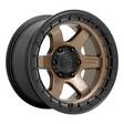 FC751 Matte Black With Black Ring 9x17 6/139,7 ET1 CB106,1 60° - Alumiinivanteet - 280998 - 1