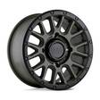 LA PAZ UTV OLIVE DRAB GREEN W/ BLACK LIP 7x15 4/137 ET36 CB106,1 60° - Alumiinivanteet - 325068 - 1