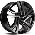 Lens Black Front Polished 7x16 4/108 ET25 CB65.1 60° - Alumiinivanteet - 313778 - 1