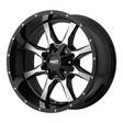 MO970 GLOSS BLACK W/ MACHINED FACE 9x17 8/165,1 ET12 CB125,1 60° - Alumiinivanteet - 327448 - 1