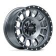 PA34 ROCKWELL MATTE GRAPHITE W/ BLACK LIP 8,5x17 6/139,7 ET0 CB108.0 60° - Alumiinivanteet - 327538 - 1
