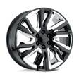 PR202 GLOSS BLACK W/ CHR ACC 9x22 6/139,7 ET28 CB78.1 60° - Alumiinivanteet - 325498 - 1