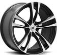 R-SERIES R3 Black Pol 9x19 5/120 ET45 CB74.1 60° - Alumiinivanteet - 27218 - 1