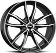 RIAL X12 Diam Black Pol 7,5x18 5/112 ET25 CB66.7 60° - Alumiinivanteet - 298108 - 1