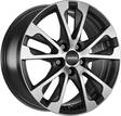 RONAL R61 Jet Black Matt Front Cut 7,5x17 5/112 ET45 CB76,0 R13 - Alumiinivanteet - 335958 - 1