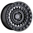 SENTINEL MATTE BLACK Black 8,5x17 6x114,3 ET0 CB76.1 60° 1133 kg - Alumiinivanteet - 311468 - 1