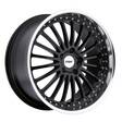 SILVERSTONE GLOSS BLACK W/ MIRROR CUT LIP 8x18 5/114,3 ET40 CB76,1 60° - Alumiinivanteet - 331568 - 1