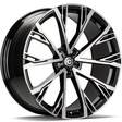 STAR Black Front Polished 8,5x19 5/112 ET35 CB66.5 60° - Alumiinivanteet - 333198 - 2