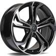 Strength Black Front Polished 7,5x17 5/112 ET42 CB57,1 60° - Alumiinivanteet - 313858 - 1