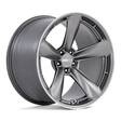 TTF MATTE ANTHRACITE W/ MACHINED LIP 9,5x20 5/114,3 ET32 CB72.6 60° - Alumiinivanteet - 321518 - 1