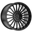 TURBINA MATTE BLACK 9x22 5/108 ET37 CB72,1 60° - Alumiinivanteet - 338178 - 1
