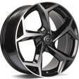 Tropico Black Front Polished 6,5x16 5/100 ET38 CB57.1 60° - Alumiinivanteet - 313598 - 1