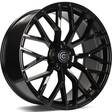 Wealthy Black Glossy 8x18 5/112 ET35 CB66,5 60° - Alumiinivanteet - 320158 - 1