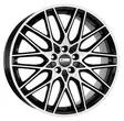 C25 Black Polished 7x17 4/108 ET38 60° - Alumiinivanteet - 360868 - 1