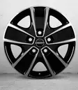 CWG Gloss Black Polished 6x16 5/118 ET68 60° - Alumiinivanteet - 361068 - 1