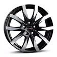 BORBET CW5 Black Pol Matt 6,5x16 5/130 ET66 CB89.1 60° - Alumiinivanteet - 339868 - 2