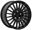 D75 Glossblack 8x18 5/120 ET45 CB74.1 60° - Alumiinivanteet - 362998 - 1