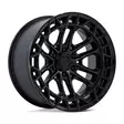 FC874 CELSIUS MATTE BLACK W/ GLOSS BLACK LIP 9x20 6/135 ET20 CB87.1 60° - Alumiinivanteet - 354048 - 1