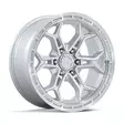 FC896 HEATHEN GLOSS SILVER W/ MACHINED FACE 9x20 6/135 ET20 CB87.1 60° - Alumiinivanteet - 368988 - 1