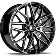 IDAHO Black Front Polished 8x18 5/108 ET45 CB67.1 60° - Alumiinivanteet - 348498 - 1