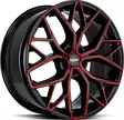 OXIGIN Oxid Red Pol 8,5x19 5/114,3 ET30 CB72.6 60° - Alumiinivanteet - 316358 - 2