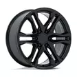 PR238 GLOSS BLACK 8,5x18 6/120 ET37 CB66.9 60° - Alumiinivanteet - 372538 - 1