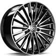 Prestige Black Front Polished 7,5x17 5/112 ET35 CB66.5 60° - Alumiinivanteet - 323958 - 2