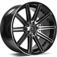 SV-M Black Front Polished 8,5x19 5/112 ET35 CB66,6 60° - Alumiinivanteet - 313748 - 1
