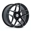 TW008 SLIPSTREAM GLOSS BLACK MACHINED 9,5x19 5/114,3 ET40 CB72.6 60° - Alumiinivanteet - 369688 - 1
