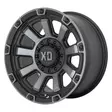 XD852 Satin Black With Gray Tint 9x20 5/139,7/150 ET0 CB110,1 60° - Alumiinivanteet - 267828 - 1